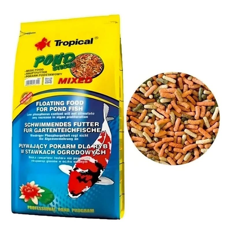 Tropical Pond Sticks Mixed 10l-800g Ração Peixes