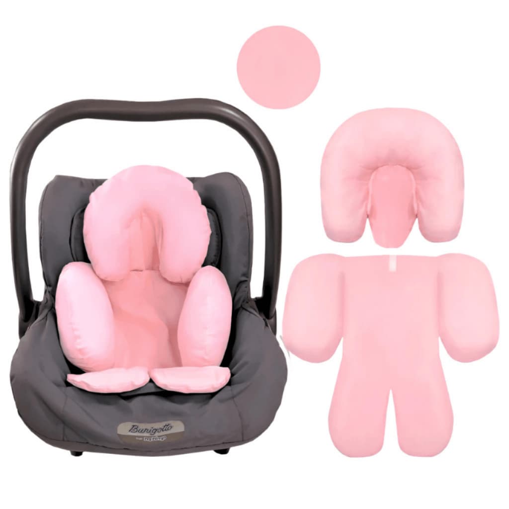 Apoio redutor ergonômico universal para bebê conforto | lavável enchimento antialérgico várias cores