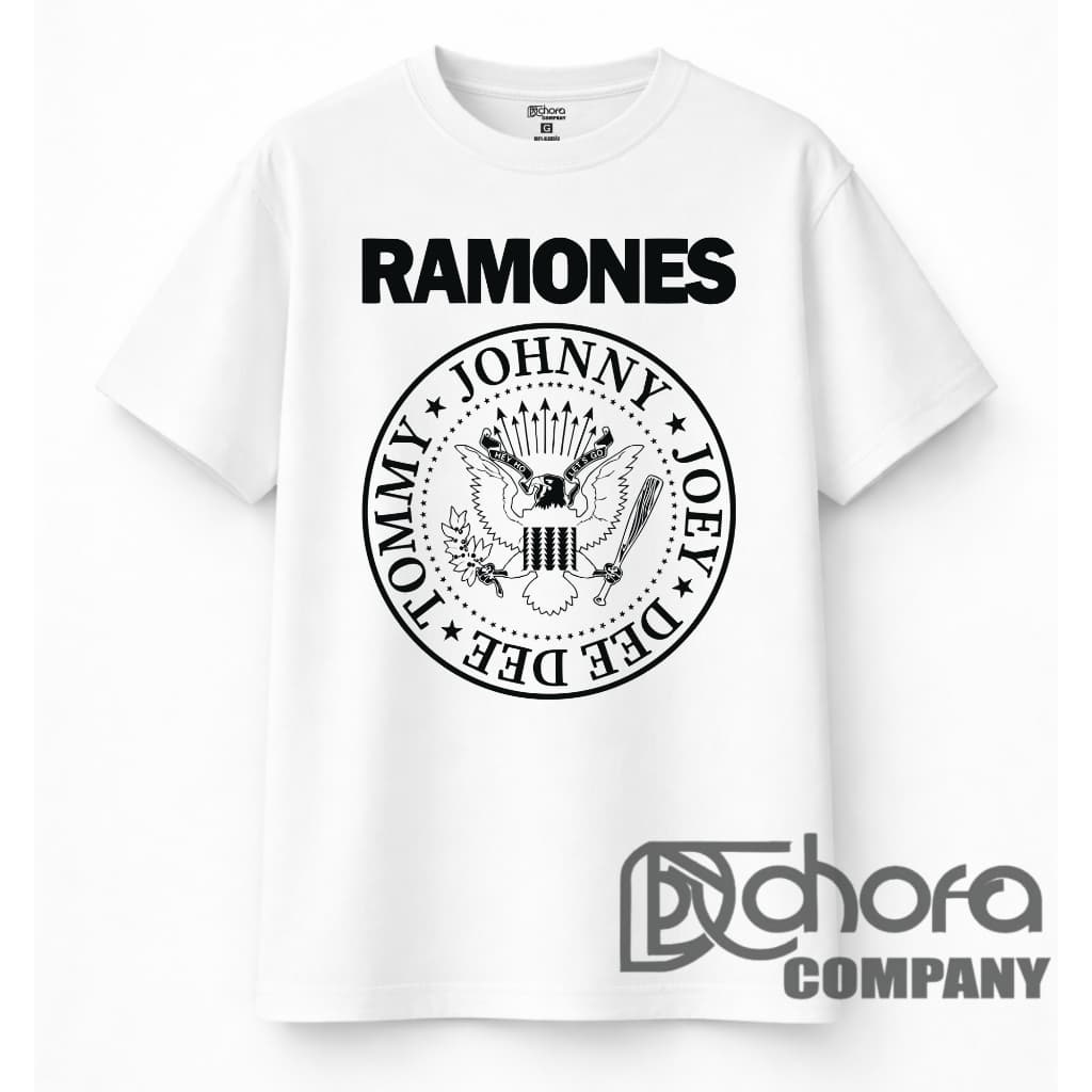 Camiseta Banda Rock Ramones Música 100% Algodão Premium