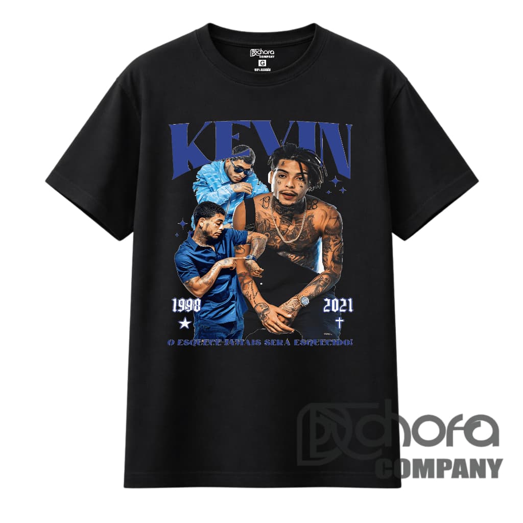 Camiseta Funk Mc Kevin Camisa Mc Kevin, Mc Kevin, Kevin 100% Algodão, Envio Rapido.
