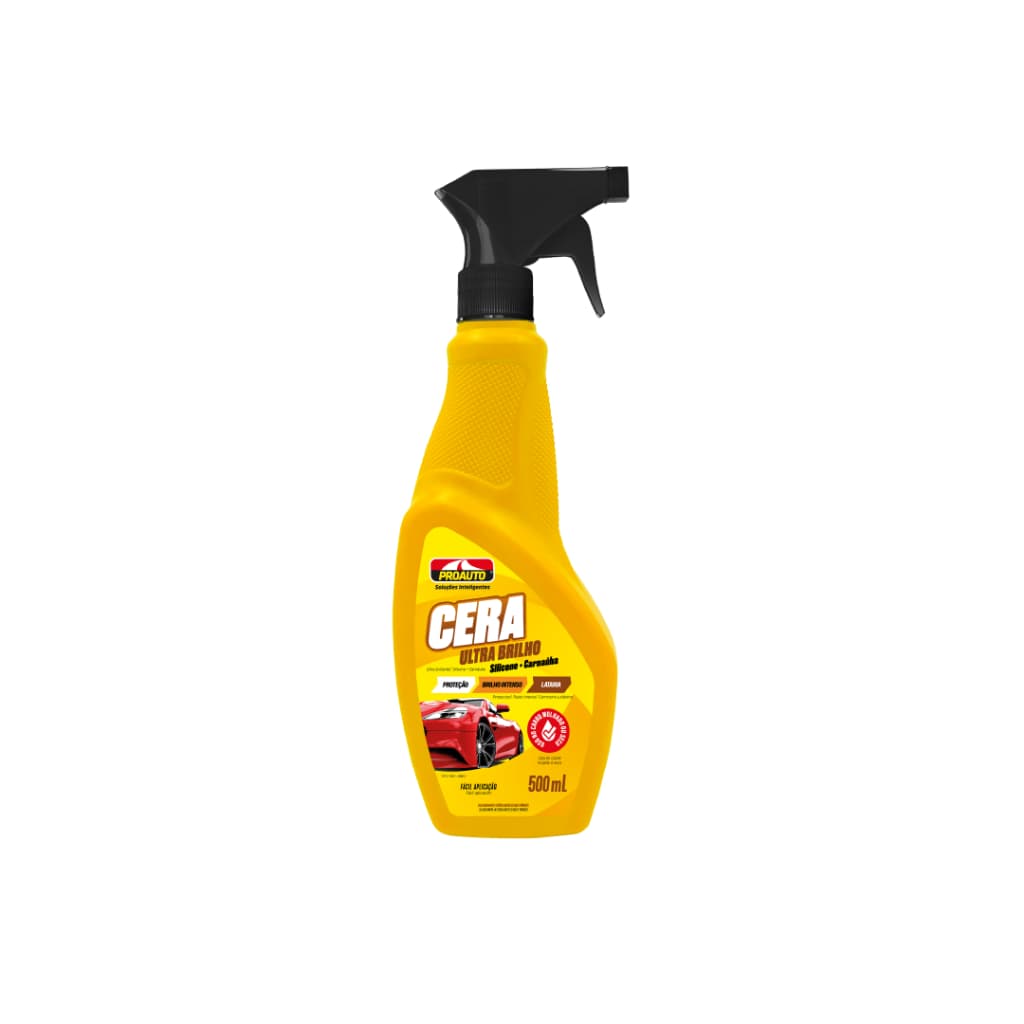 Cera Ultra Brilho Proauto  – Automóveis – Para Proteção – Brilho Intenso – Gatilho 500ml