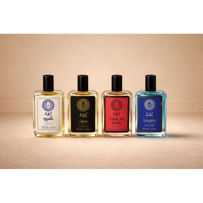 conjunto de 4 perfumes árabe 100ml cada