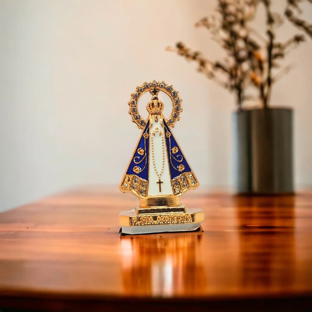 Imagem Nossa Senhora Aparecida Para Painel De Carro Dupla Face 5cm
