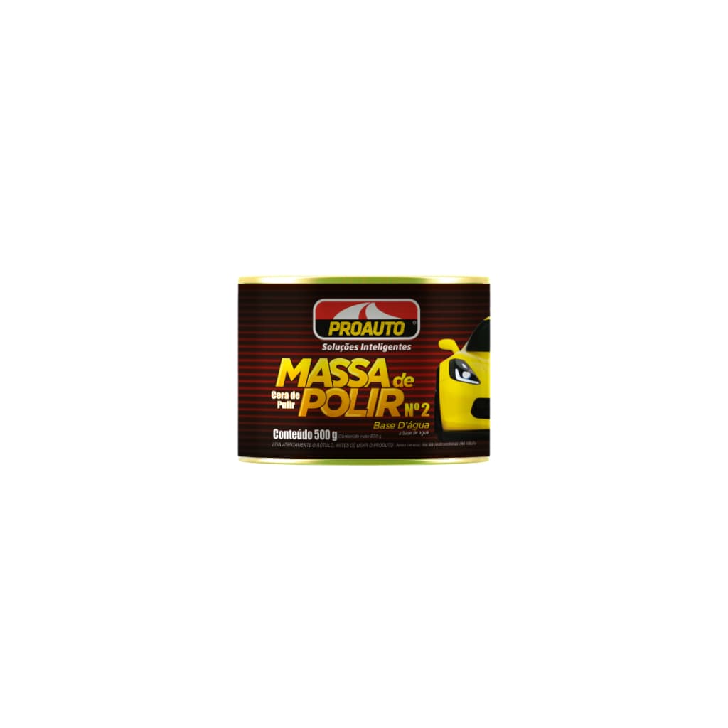 Massa de Polir Proauto – Automóveis – Para Correção – Acabamento Profissional – Remove Riscos 500g