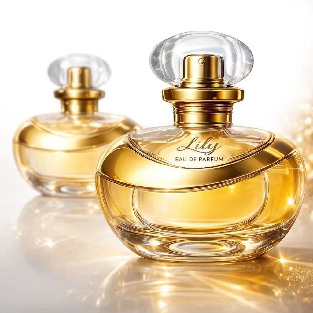 Perfumes Feminino Para o Dia Dia 100ml Frasco em Vidro, Fragrância com Alta Fixação Presente