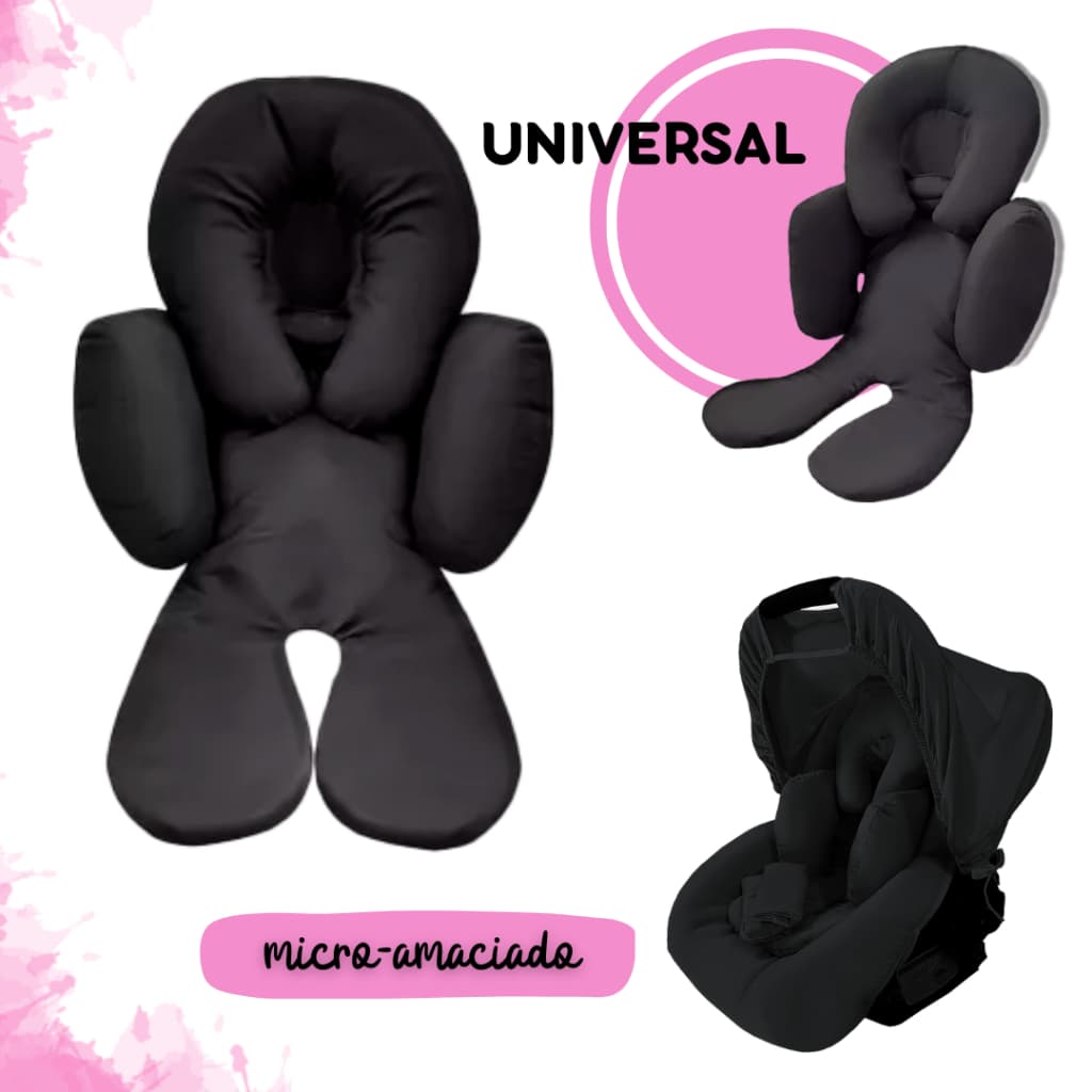 Apoio Redutor Anatômico Almofada para Bebê Conforto Conforto Máximo Super Macio