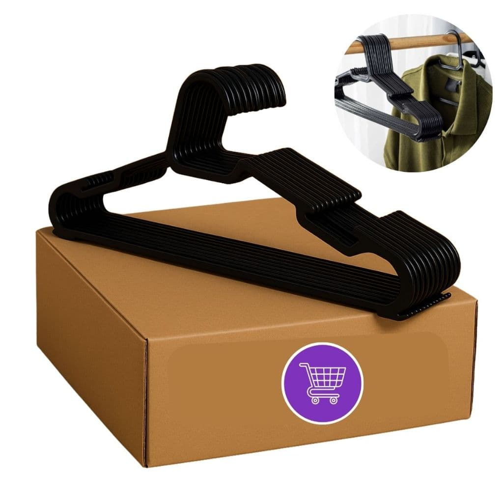 Cabide reforçado resistente para guarda roupas closet Lojas envio imediato