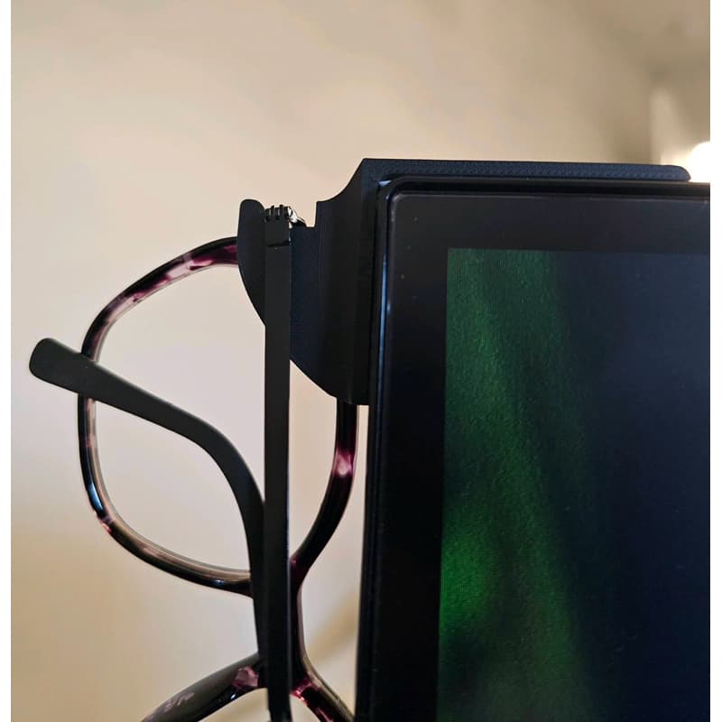 Suporte de óculos para monitor e telas - Moderno e sofisticado