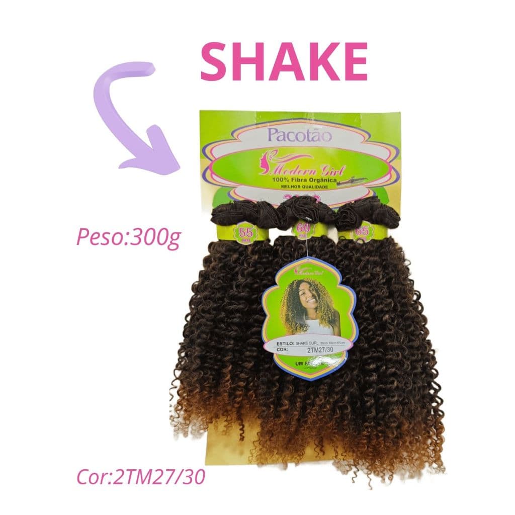 CABELO FIBRA ORGÂNICA - SHAKE CURL TELA