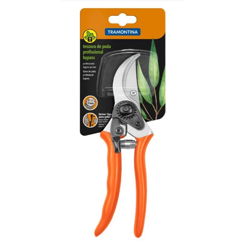 Tesoura De Poda Profissional Bypass Tramontina Jardim 17mm