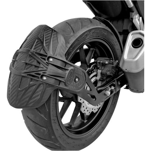 Paralama Traseiro Anti Spray Parabarro Honda Nc 750x  Nc750x 2012 a 2026 Todas