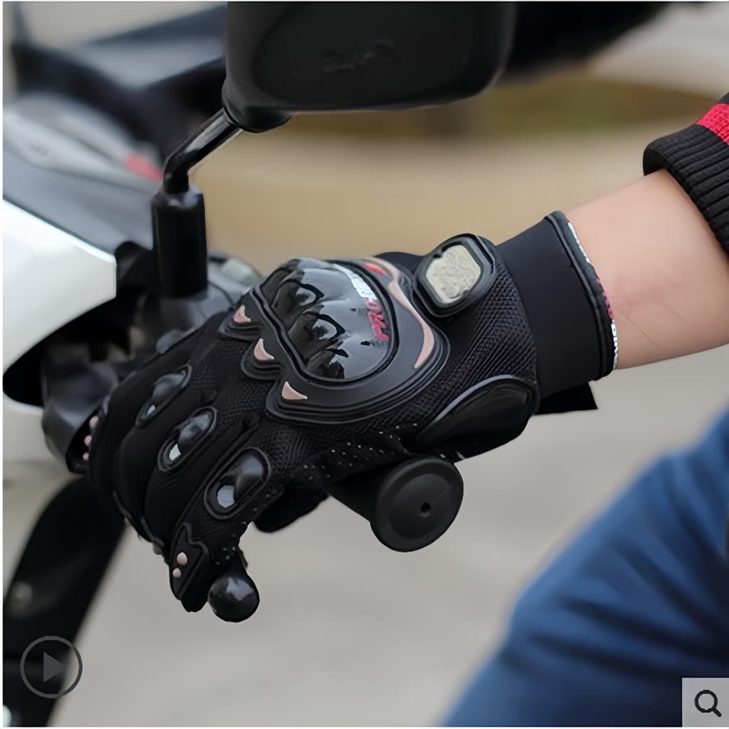 Luvas de Ciclismo com Airbag | Touchscreen | Antichoque e Respirável