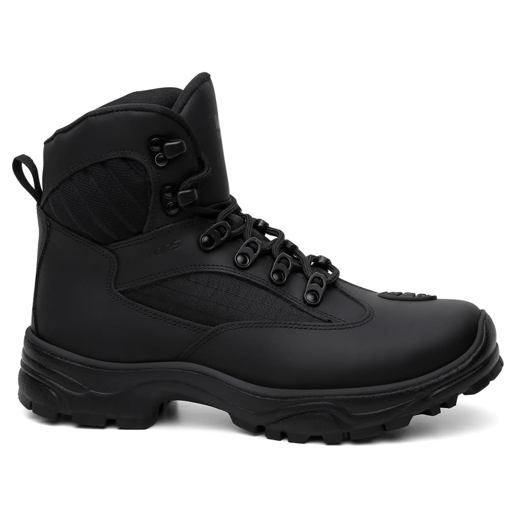 Bota Motociclista VNT Street Road Couro Legítimo Cano Médio Urbana Antiderrapante
