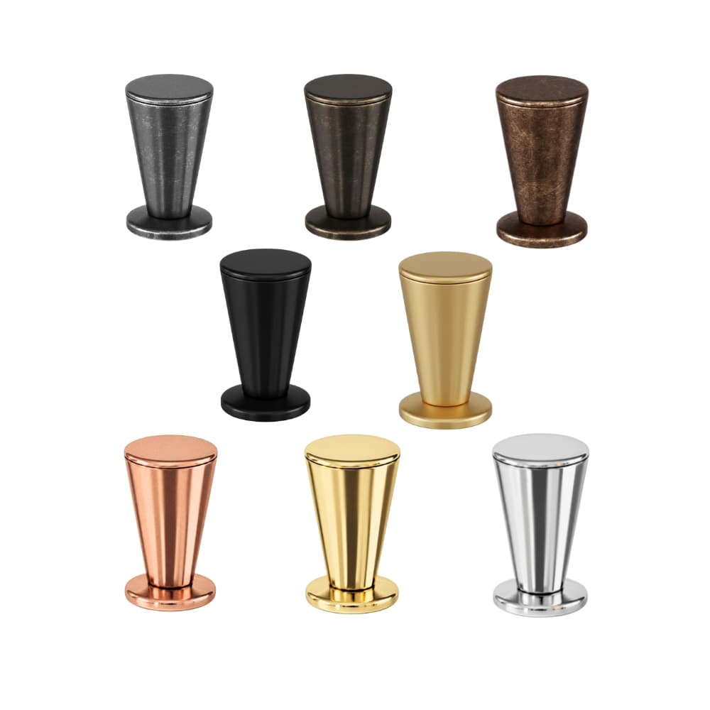 Kit 2 Puxador botão tulipa para decoração de móveis em geral móveis classicos e modernos