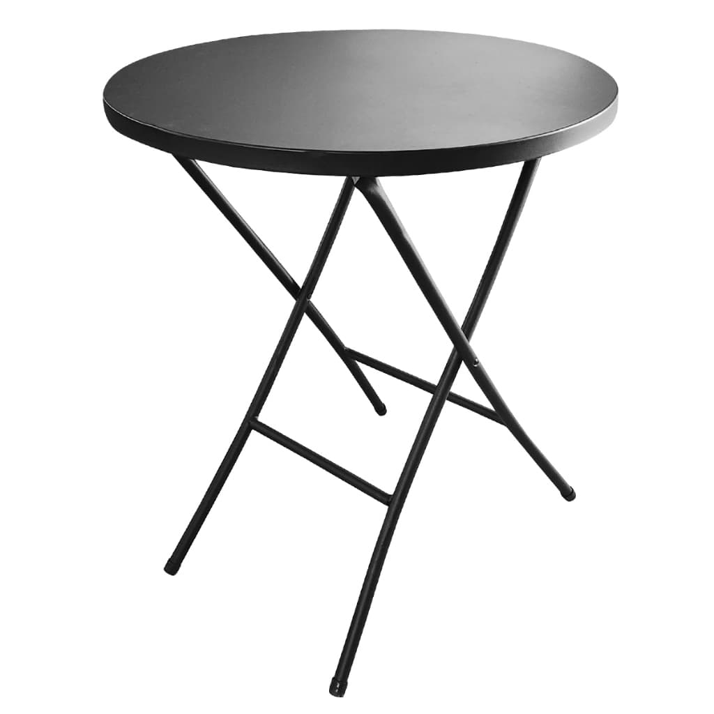Mesa de Bar Redonda Dobrável em Aço para Restaurante Area Gourmet Residencial ou Comercial