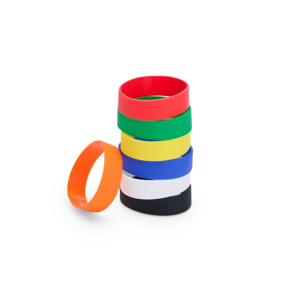 Kit com 20 Unidades Pulseiras de Silicone