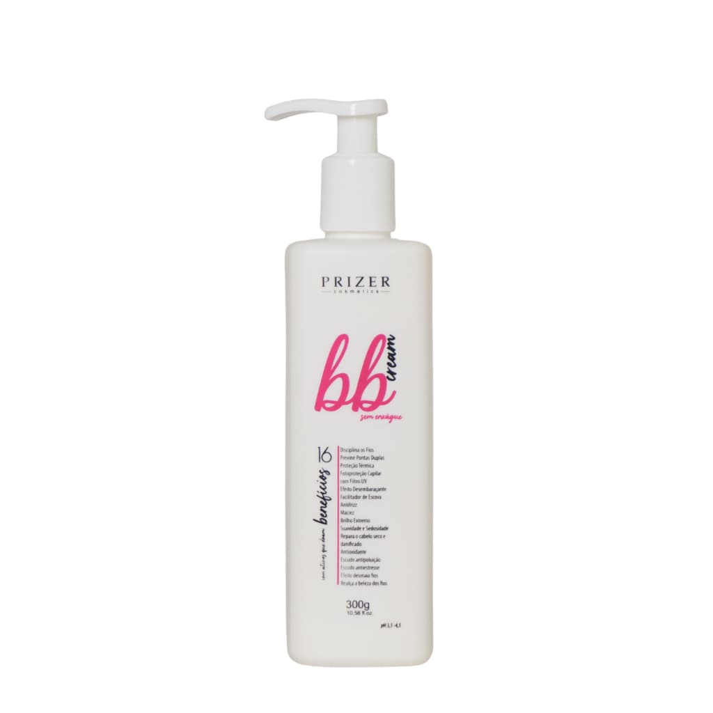 Finalizador 16 Benefícios BB Cream Sem Enxágue 280gr Prizer