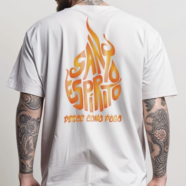 Camiseta Santo Espirito Camisa  T-Shirt Masculina 100% Algodão Street Wear