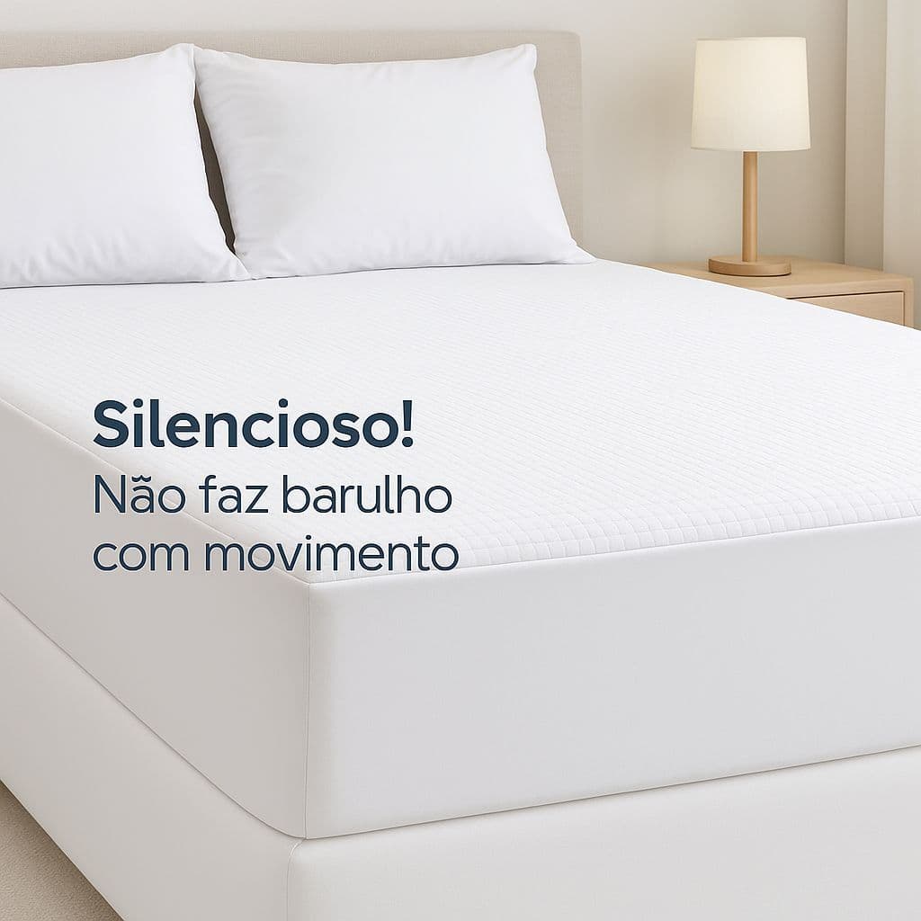 Protetor de Colchão Impermeável Premium Silencioso Jacquar