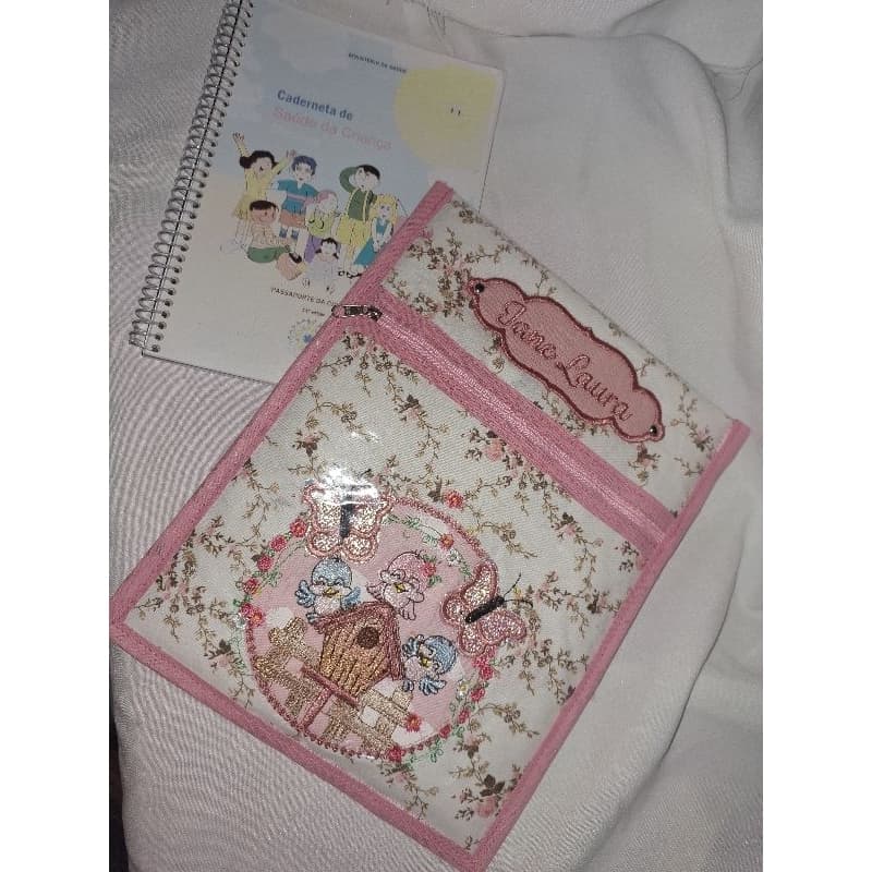 pasta plastificada para carteira de vacinas personalizada e documentos.
