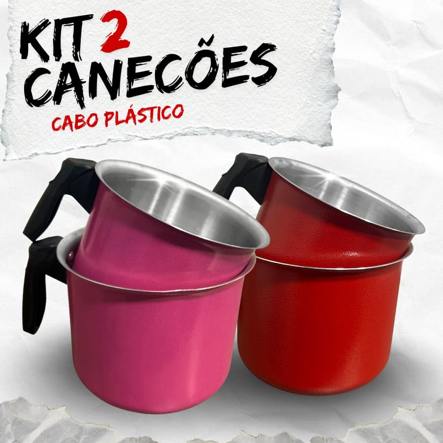 KIT 2 CANECÕES ROSAS PERFEITO PARA LANCHONETES, BARES