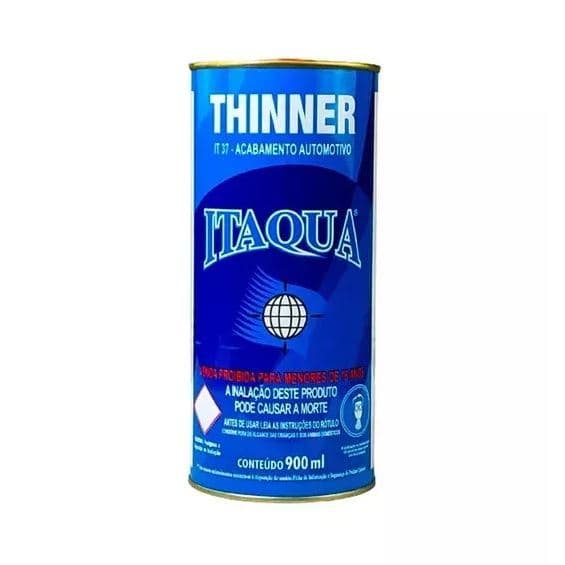 Thinner Itaquá 37  900ml Diluidor de Tintas e Limpeza