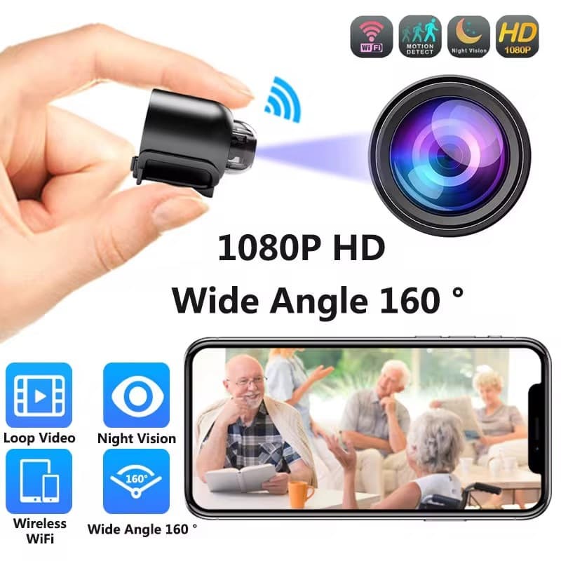 Cameras HD Visão Noturna Wifi Câmera 1080P Sem Fio Vigilância e Segurança KA-1041