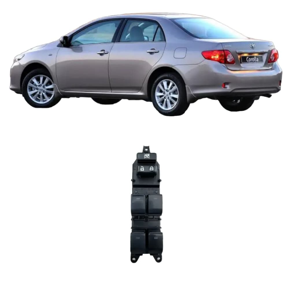 Comando Tecla Vidro Elétrico Corolla Dianteira Esquerda  2009 2010 2011