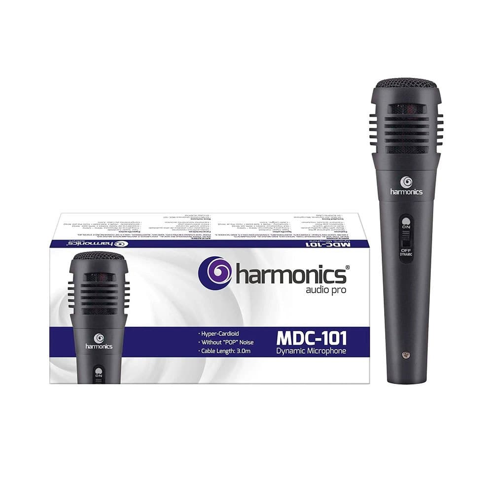 Microfone Harmonics MDC101 Dinâmico Supercardióide - AC3147