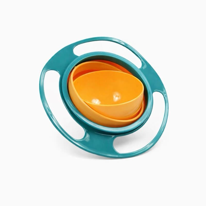 Prato Gyro Bowl Anti-Derramamento – Tigela Infantil Giratória 360° (Potinho Mágico)
