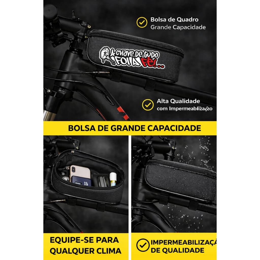 Porta Celular para Bike Personalizado – Seu Celular Seguro no Rolê