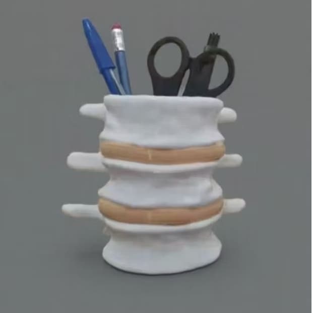 PORTA CANETA COLUNA 3D