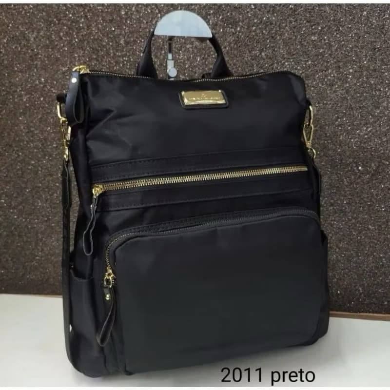 bolsa mochila Nylon Impermeável Vira Mochila Tiracol
