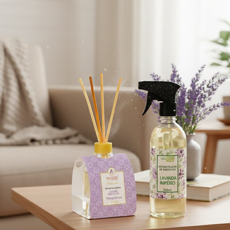 Difusor de Aromas 250ml com Varetas Aromatizador de Ambiente Perfume de Casa Longa Duração Premium