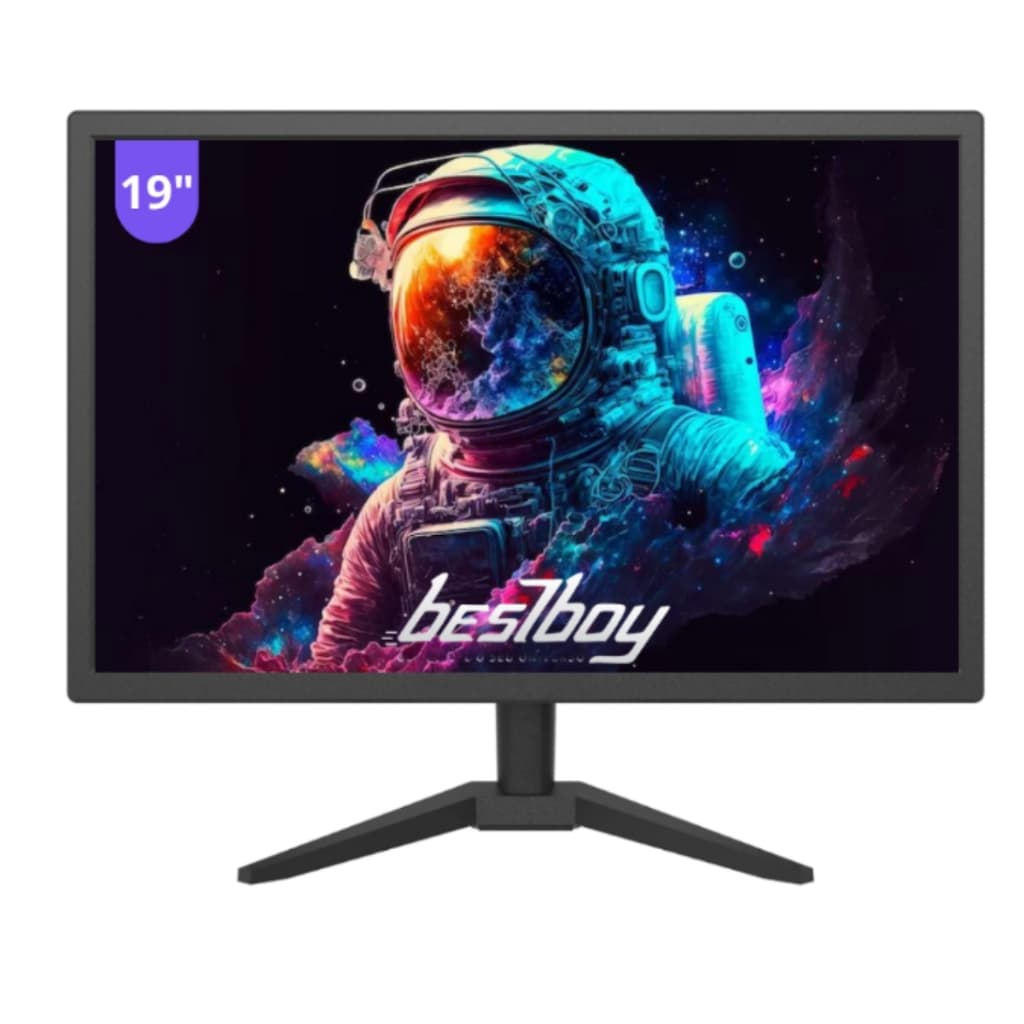 Monitor LED 19” Enterprise 19EPR-BV Preto – Widescreen, VESA, Alta Qualidade
