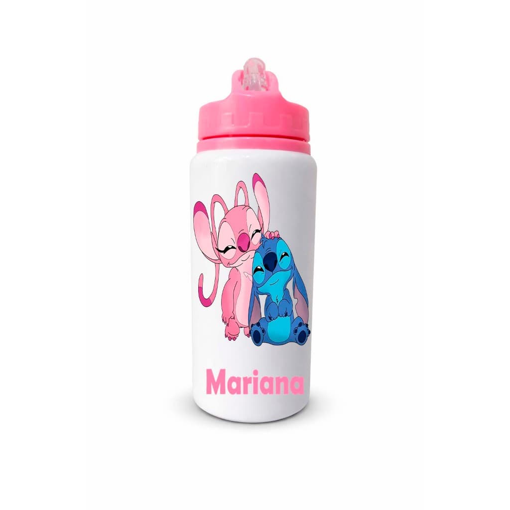Garrafinha Personalizada de canudo 600ml - infantil - nome