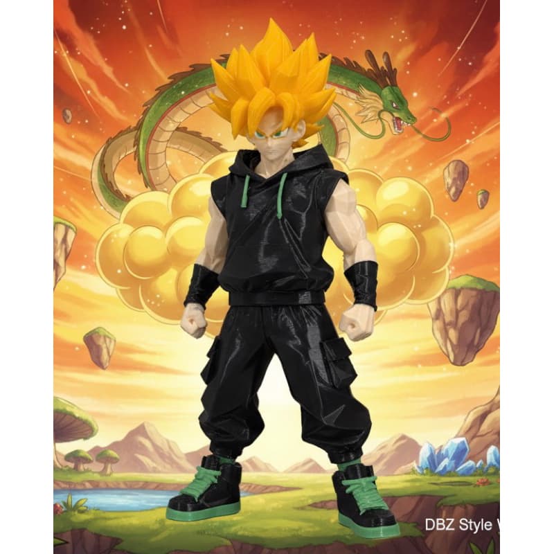 colecionável DragonBall Goku Urban 15cm
