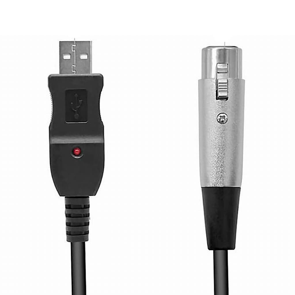 CABO USB PARA XLR FEMEA 3MTS