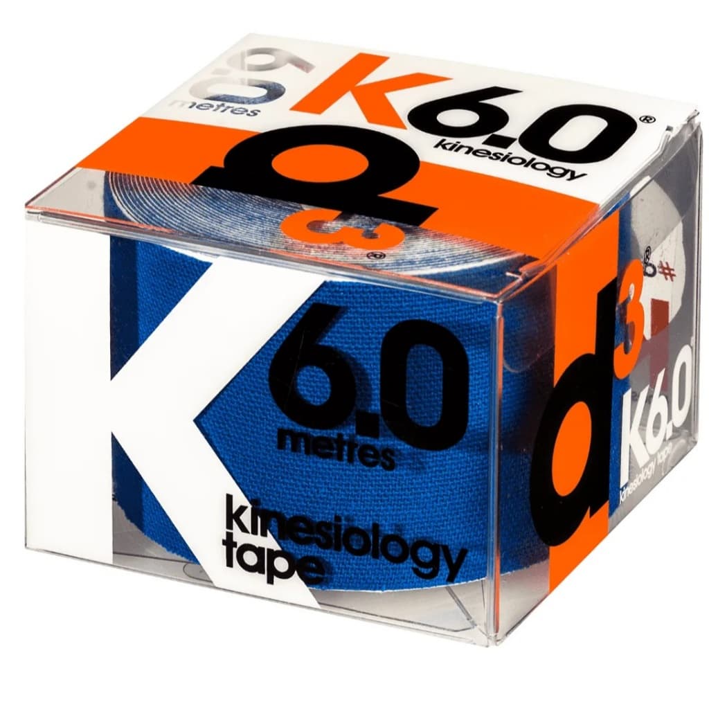 Bandagem Elástica Adesiva Funcional Kinésio K6.0 D3 Azul Royal