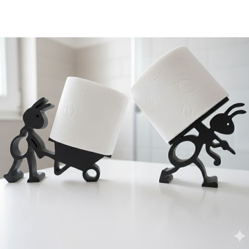 Suporte Para Papel Higiênico Formiguinhas