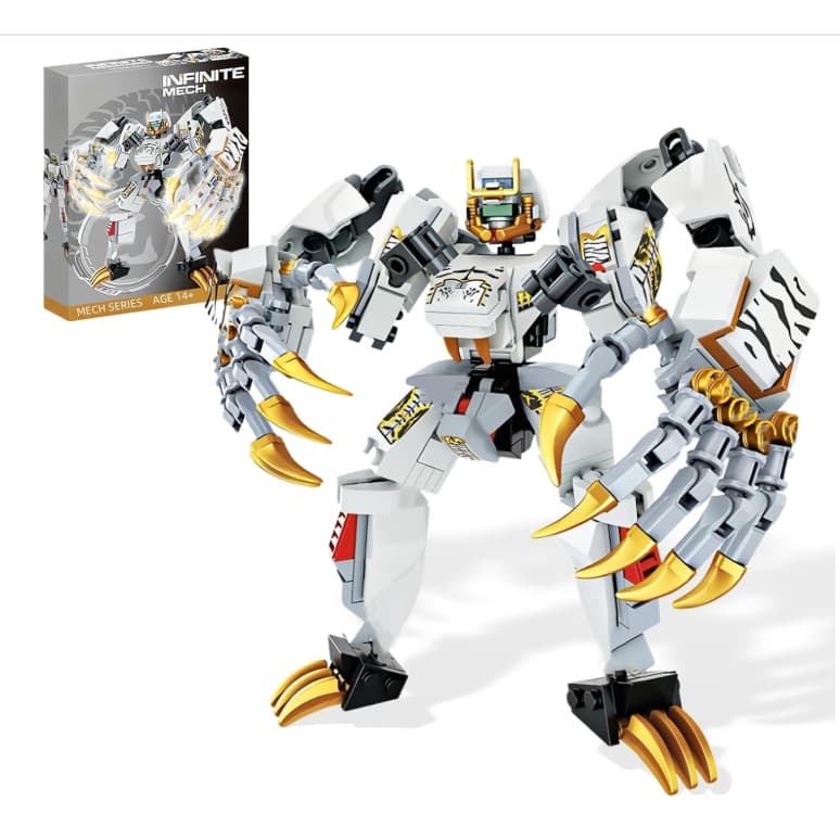 Robô de Montar Kit de Blocos