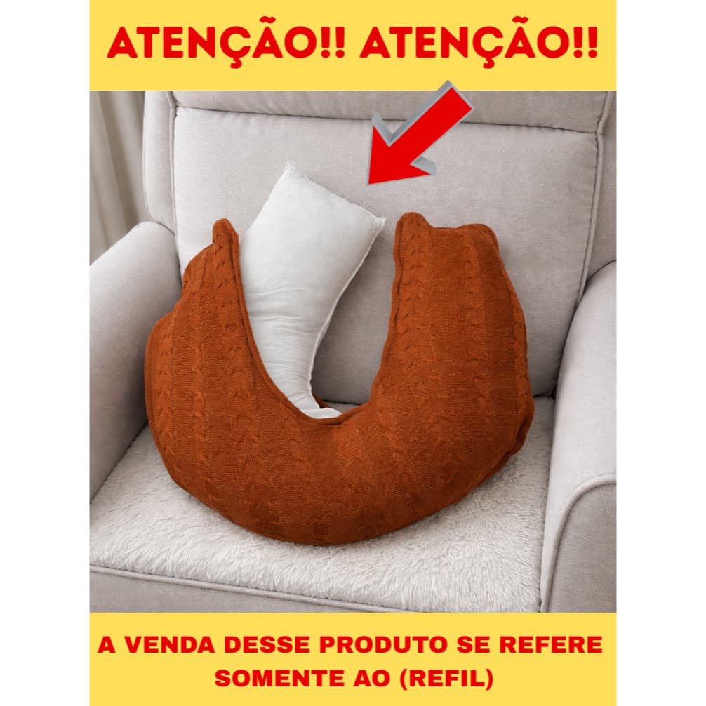 Refil interno para almofada de amamentar Refil de Almofada para Amamentação Super Macio Conforto Segurança e Sustentação
