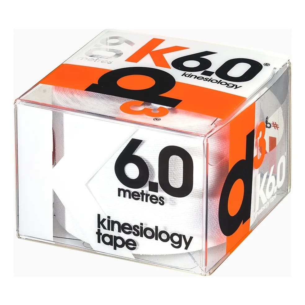 Bandagem Elástica Adesiva Funcional Kinésio K6.0 D3 Branco