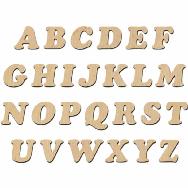 kit alfabeto- mdf 3 mm letras 15 cm altura