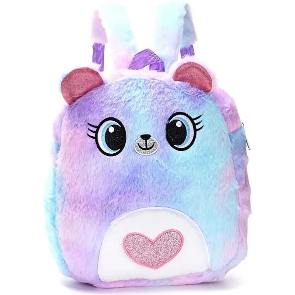 Mochila Pelucia Infantil Urso  30Cm - LDV80226