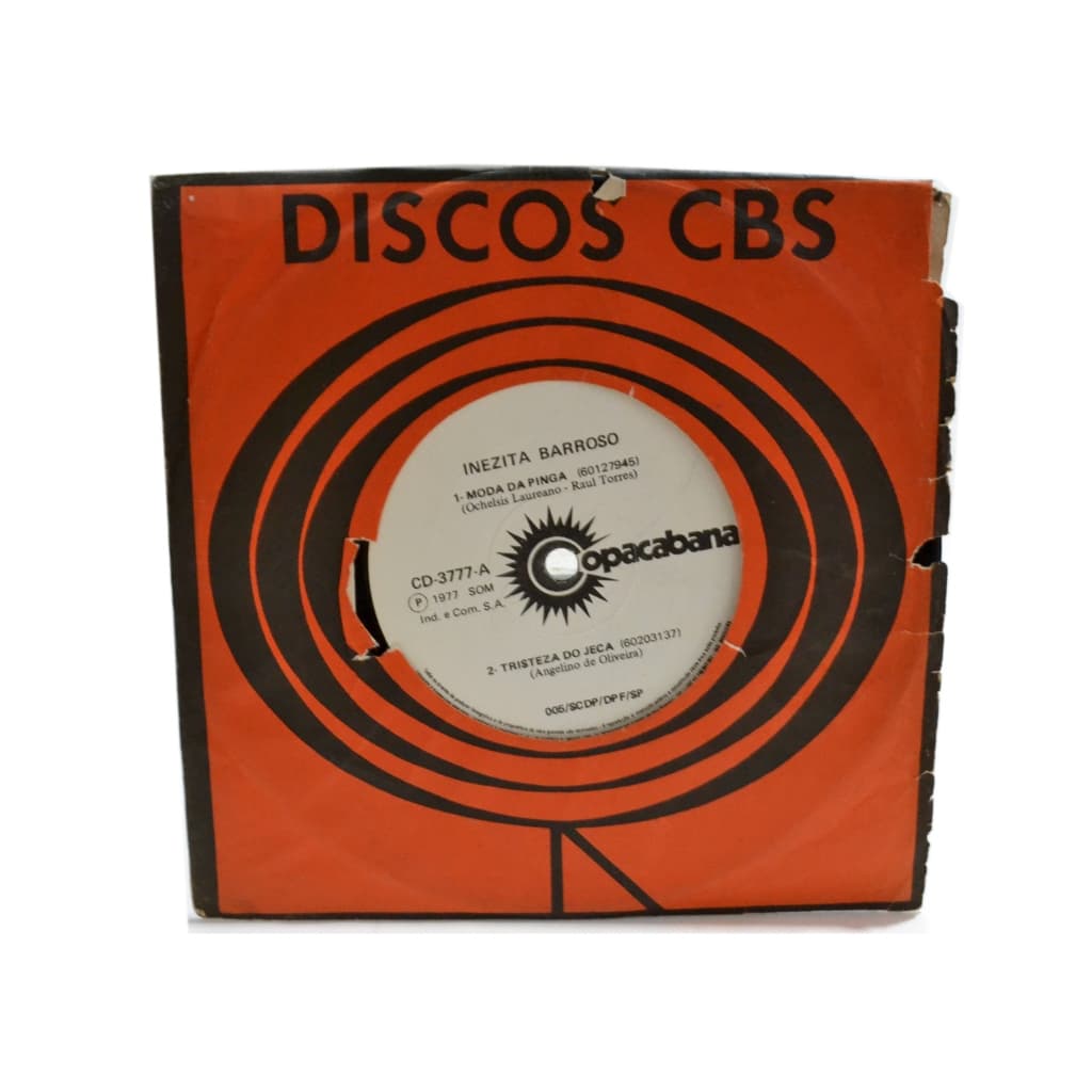 Compacto Vinil Inezita Barroso Lampião de Gás Original 1977
