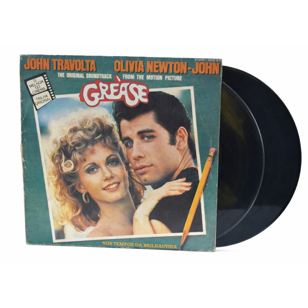 Grease Duplo Trilha Sonora Original 1978 Disco Vinil LP Usado