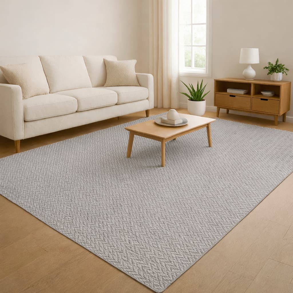 TAPETE SALA QUARTO ZIG ZAG 1,50M | Elegância e firmeza