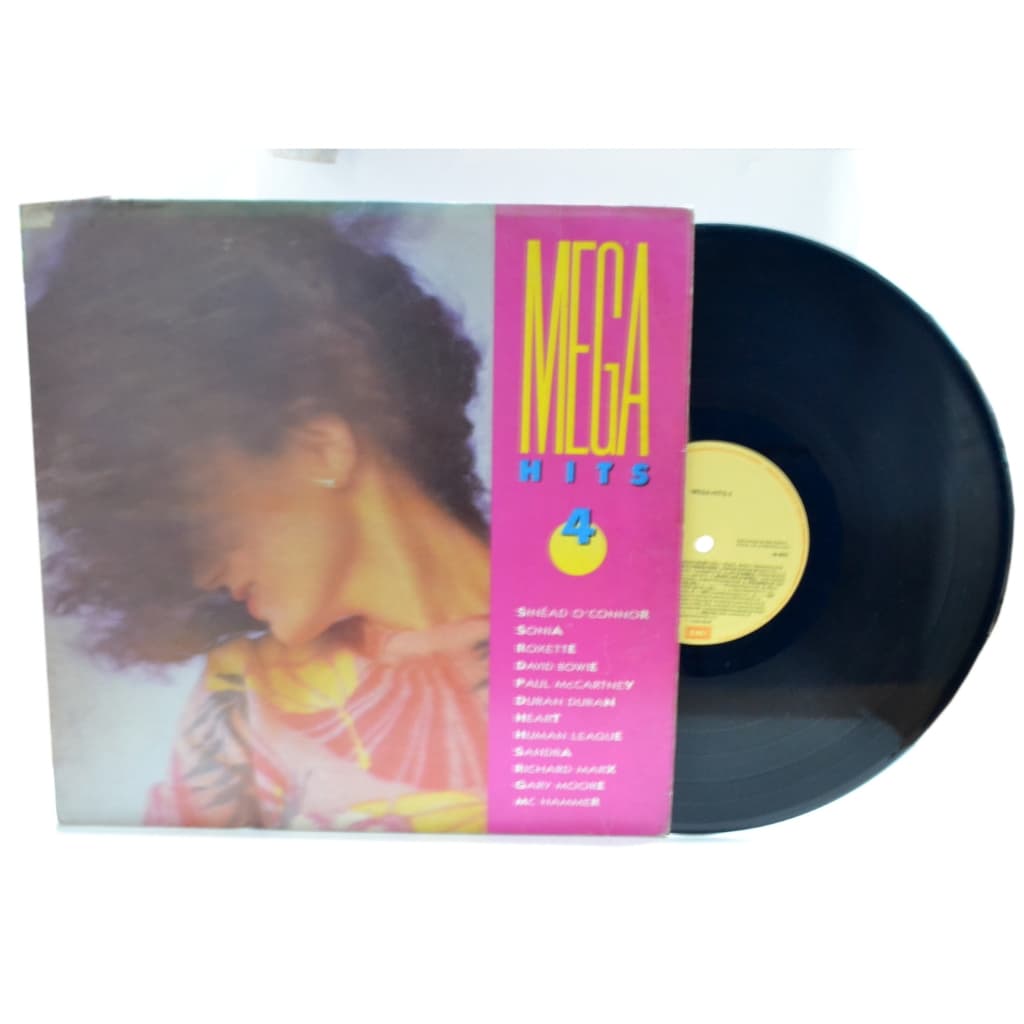Mega Hits 4 Coletânea Internacional Disco Vinil LP 1990 Usado