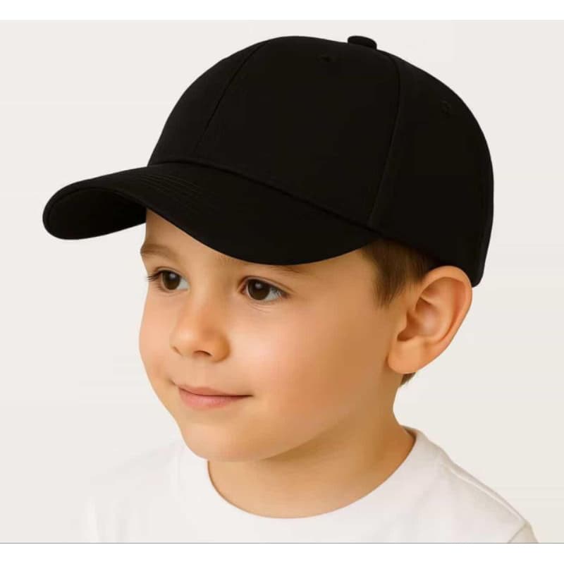 bone infantil com regulagem liso ou bordado lateral